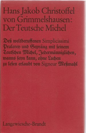 Der teutsche Michel  Badische Buchreihe Band 1