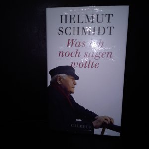 gebrauchtes Buch – Helmut Schmidt – Was ich noch sagen wollte * neu &ovp*