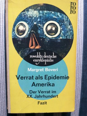 antiquarisches Buch – Margret Boveri – Verrat des 20.Jahrhunderts (Verrat als Epidemie - Amerika)