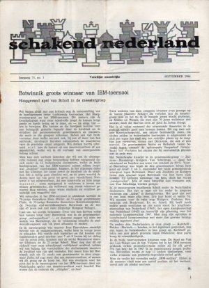 gebrauchtes Buch – Schakend Nederland – Schakend Nederland 74. Jaargang 1966/67 Heft 1-12 (12 Hefte)