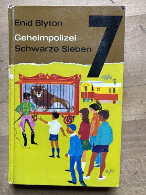 antiquarisches Buch – Enid Blyton – Geheimpolizei Schwarze Sieben / Geheimpolizei Schwarze 7 - Band 3