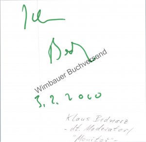 Original Autogramm Klaus Bednarz (1942-2015) /// Autogramm Autograph signiert signed signee