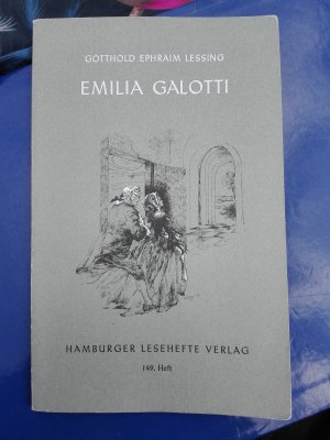 gebrauchtes Buch – Lessing, Gotthold E – Emilia Galotti - Ein Trauerspiel in fünf Aufzügen