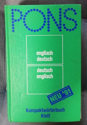 gebrauchtes Buch – Erich Weis – PONS Kompaktwörterbuch Englisch