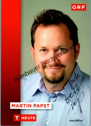 gebrauchtes Buch – Martin Pabst – Original Autogramm Martin Pabst ORF Tirol /// Autograph signiert signed signee