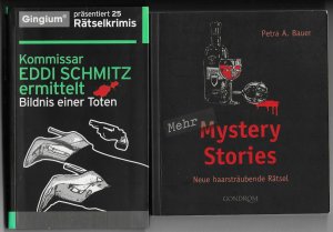 gebrauchtes Buch – Gingium + Petra A. Bauer – Kommissar Eddi Schmitz ermittelt: Bildnis einer Toten + Mehr Mystery Stories - Zum Mitraten