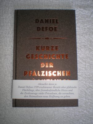 Kurze Geschichte der Pfälzische Flüchtlinge.