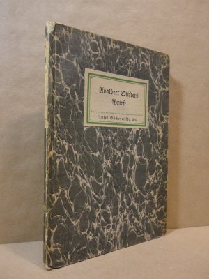 Adalbert Stifters Briefe 11.-20. Tausend 1925 Marmorpapierausgabe – Reihe: Insel-Bücherei Nr. 207 [2B] - Erstauflage dieser Variante / Marmorpapier