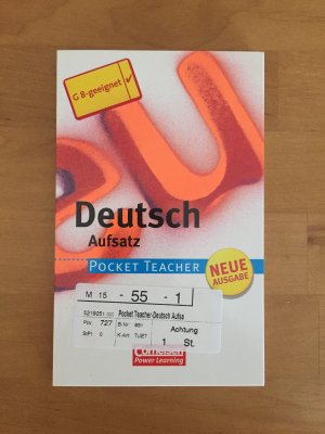 Pocket Teacher. Sekundarstufe I (mit Umschlagklappen) / Deutsch - Aufsatz