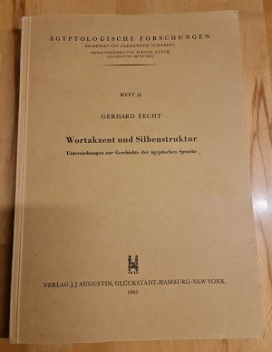 Wortakzent und Silbenstruktur. (Ägyptologie, ägyptische Sprache)