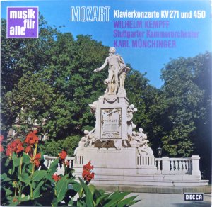 gebrauchter Tonträger – Stuttgarter Kammerorchester unter Karl Münchinger – Wilhelm Kempff  spielt Klavierkonzerte von Mozart  KV271 und 450 Stuttgarter Kammerorchester unter Karl Münchinger