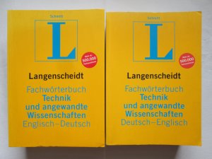 Langenscheidt: Fachwörterbuch Technik und angewandte Wissenschaften - Englisch (1.) Englisch-Deutsch + 2.) Deutsch-Englisch) / Langenscheidt Dictionary […]