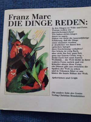 Die Dinge reden