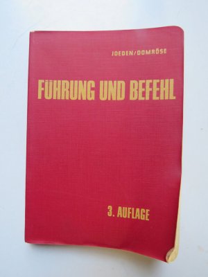 antiquarisches Buch – Joeden, Hans Joachim von – Führung und Befehl 3.A.