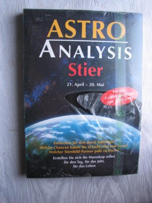 gebrauchtes Buch – Stier, 21. April - 20. Mai. Astro Analysis. Für alle Geburtsjahregänge von 1910 - 1999.