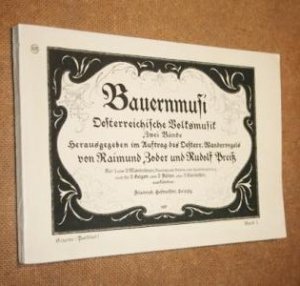 Bauernmusi. Oesterreichische Volksmusik Band 1 (für 1 oder 2 Mandolinen, Mandola und Gitarre oder Lautenbegleitung, auch für 2 Geigen oder 2 Flöten oder […]