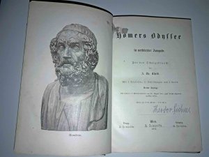 antiquarisches Buch – Homer – Homers Odyssee in verkürzter Ausgabe (für den Schulgebrauch)