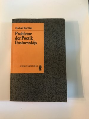 gebrauchtes Buch – Bachtin, Michail M – Probleme der Poetik Dostoevskijs