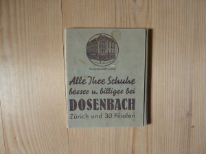 Schuhhaus Dosenbach, Zürich. [Brettspiel].