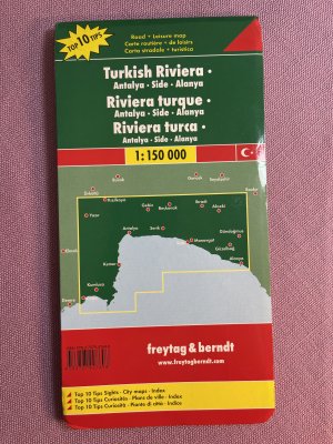 Türkische Riviera - Antalya - Side - Alanya - 1:150000