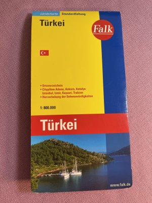 gebrauchtes Buch – Falk – Falk Länderkarte Standardfaltung Türkei 1:800 000