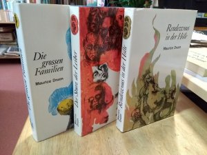 Die großen Familien. Der Sturz der Leiber. Rendezvous in der Hölle., Romantrilogie. Aus dem Französischen von Lotte Frauendienst.