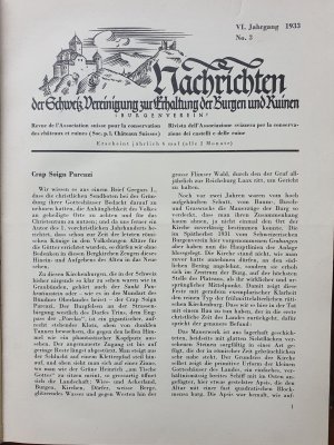 antiquarisches Buch – Nachrichten der Schweiz – Jahrgang 1933-1958.