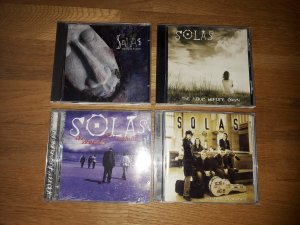 gebrauchter Tonträger – 4 CDs Solas  -  The Hour Before Dawn   - The Edge of Silence  - Waiting for an Echo  - The Words that remain