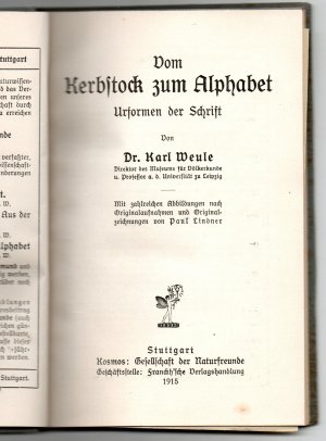 Vom Kerbstock zum Alphabet - Urformen der Schrift