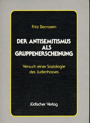 Der Antisemitismus als Gruppenerscheinung RUP