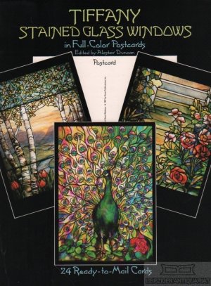 gebrauchtes Buch – Duncan, Alastair  – Tiffany Stained Glass Windows in Full-Color Postcards