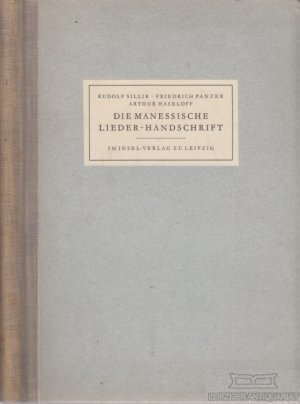 antiquarisches Buch – Sillib, R. / Panzer – Die Manessische Lieder-Handschrift Faksimile-Ausgabe