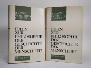 antiquarisches Buch – Herder, Johann Gottfried – Ideen zur Philosophie der Geschichte der Menschheit 1+2