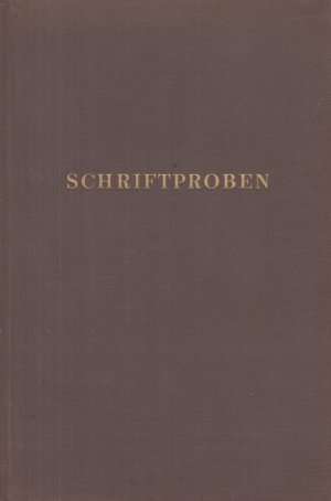 Schriftproben