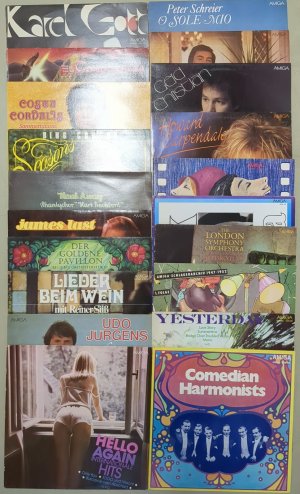 gebrauchter Tonträger – anonym – 20 verschiedene AMIGA Schallplatten 12" LP Karel Gott, El Condor Pasa, Costa Cordals, Bing Cosby, Udo Jürgens, James Last, Schlager, Internationale Hits, Yesterday, Flimmerkiste 1, Frank Sinatra ...