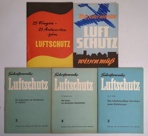 5 Hefte Luftschutz