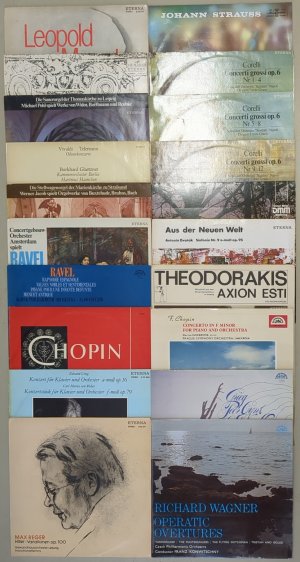 gebrauchter Tonträger – anonym – 20 verschiedene Klassik Schallplatten 12" LP Mozart, Strauss, Corelli ...