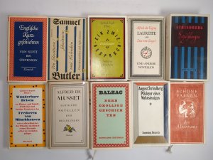 10 Bücher Sammlung Dieterich Ein Zwiegespräch; Laurette; Münchhausen; Erzählungen; Novellen; Derb drollige Geschichten; Fabeln des Altertums; Plädoyer eines Wahnsinnigen ...