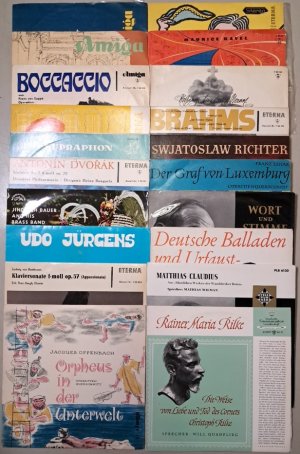 20 verschiedene Klassik Schallplatten 10" LP Offenbach, Strauss, Ravel, Richter ...