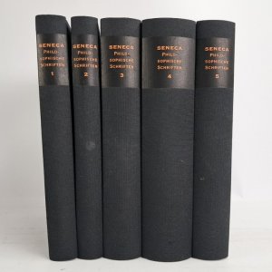 gebrauchtes Buch – Seneca, L. Annaeus – Philosophische Schriften 1-5 Lateinisch und Deutsch