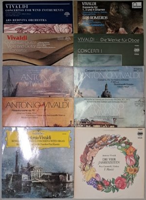 10 Schallplatten Antonio Vivaldi 12 LP