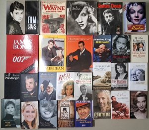 28 Bände - Großes Buchpaket Film & Schauspieler / Schauspielerinnen