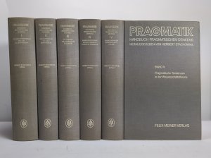 gebrauchtes Buch – Stachowiak, Herbert  – Pragmatik I-V Handbuch pragmatischen Denkens