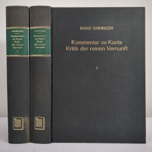 antiquarisches Buch – Hans Vaihinger – Kommentar zu Kants Kritik der reinen Vernunft 1+2