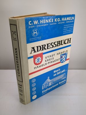 Adressbuch Stadt Hameln. Kreis Hameln-Pyrmont 1967 Nach amtlichen Unterlagen