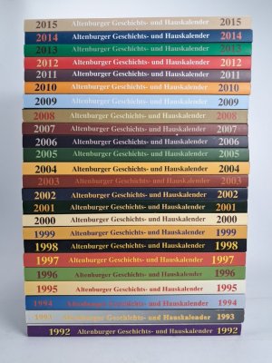 Altenburger Geschichts- und Hauskalender 1992-2015 24 Hefte