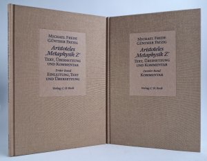 gebrauchtes Buch – Michael Frede – Aristoteles Metaphysik Z Text, Übersetzung und Kommentar