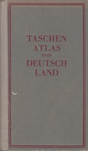 antiquarisches Buch – Justus Perthes – Justus Perthes Taschenatlas von Deutschland 40 Karten mit Namenverzeichnis