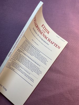 Ethik und Sozialwissenschaften - Streitforum für Erwägungskultur Heft 3 (1994)