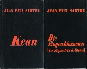 Kean. / Die Eingeschlossenen. [Konvolut von 2 Dramen-Bänden.]